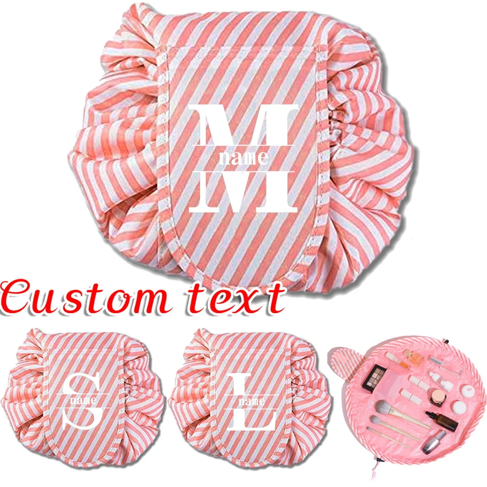 

Индивидуальное имя продукта, ленивая косметичка, большая вместительная портативная модная косметичка, женская косметичка на шнурке, сумка для хранения косметики