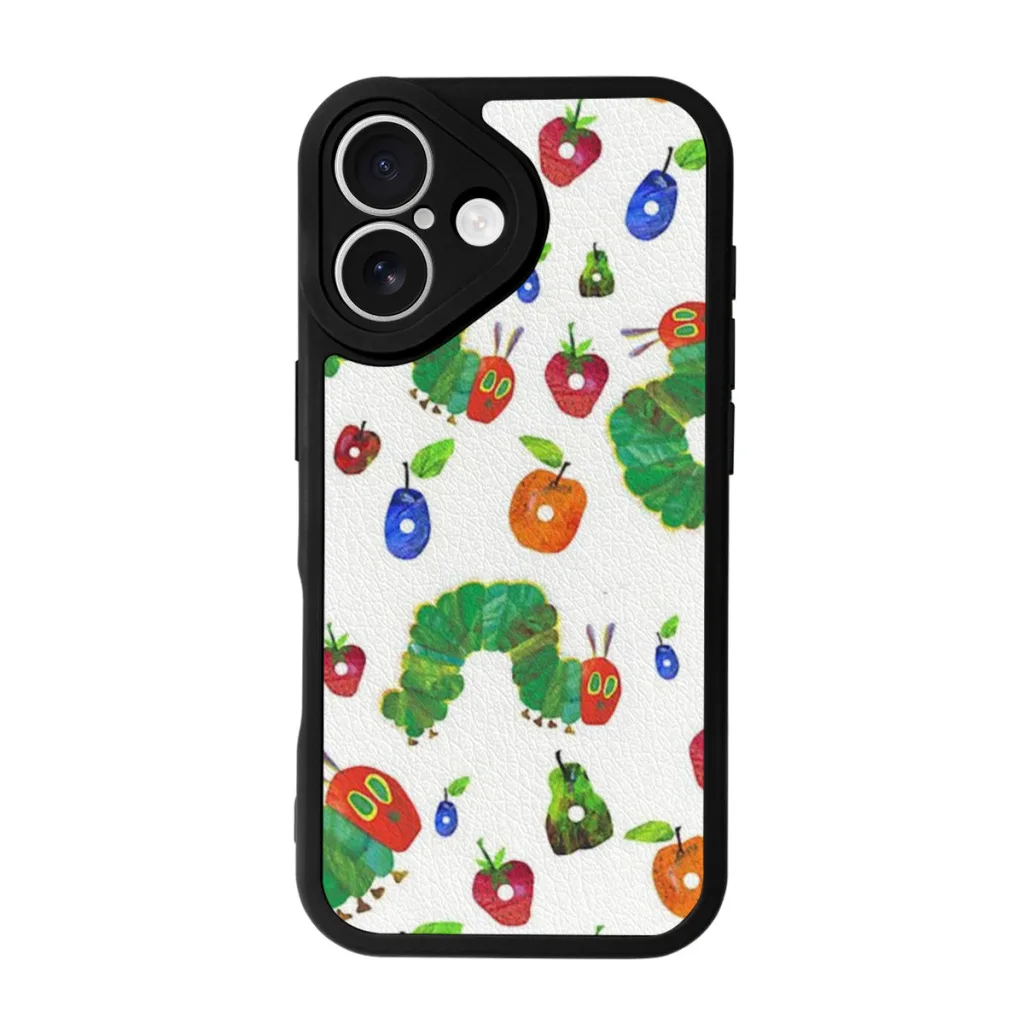 

Hungry Caterpillar Phone Case For iPhone 16 Pro Max Plus Soft Silicone Skin Case