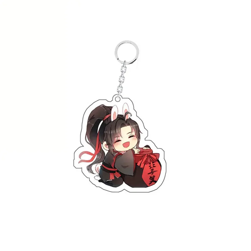 6cm Anime Mo Dao Zu Shi Acrylic Stand Figure Demonic Wei Wuxian Keychain Desktop Standing Plate Decoration Model Gift