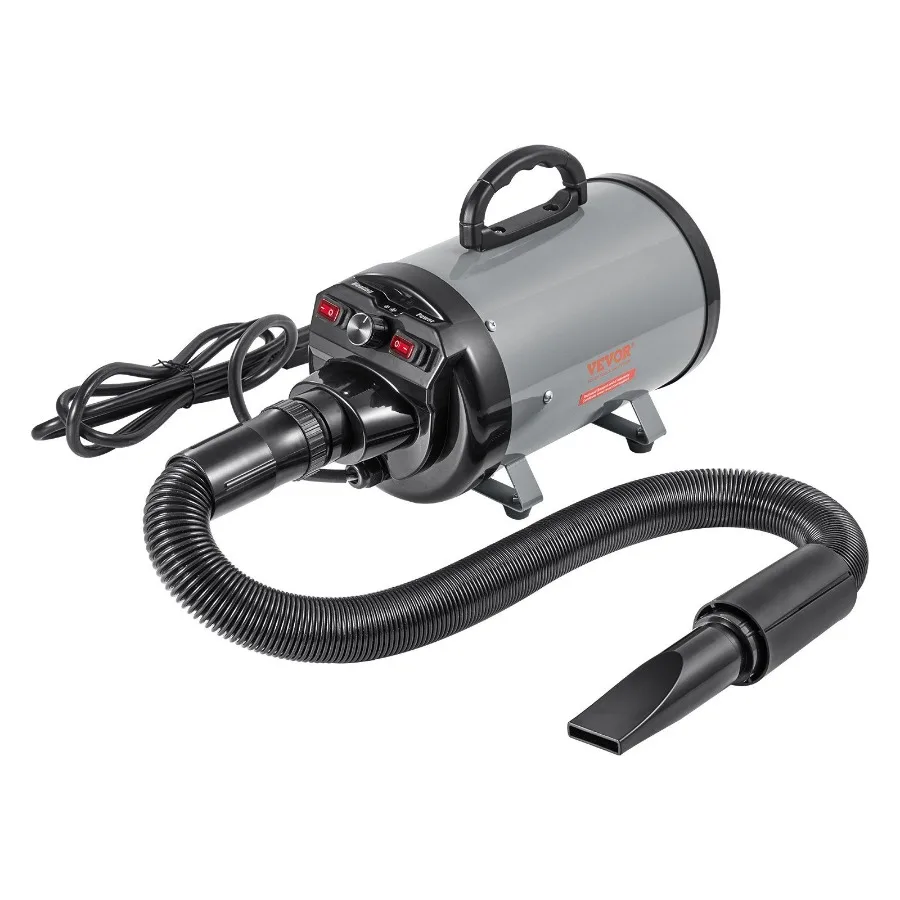 

Dog Dryer 2800W 4.3HP Dog Blow Dryer Pet Grooming Dryer with Adjustable Speed and Temperature Control Pet Hair Dryer with 4 No
