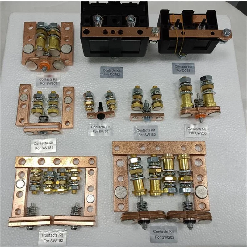 SW80 12V 24V 36V 48V 80V 80V DC contactor Relay Contact Replacement Kit For Albtright SW80,Pallet Truck Golf Cart Forklift