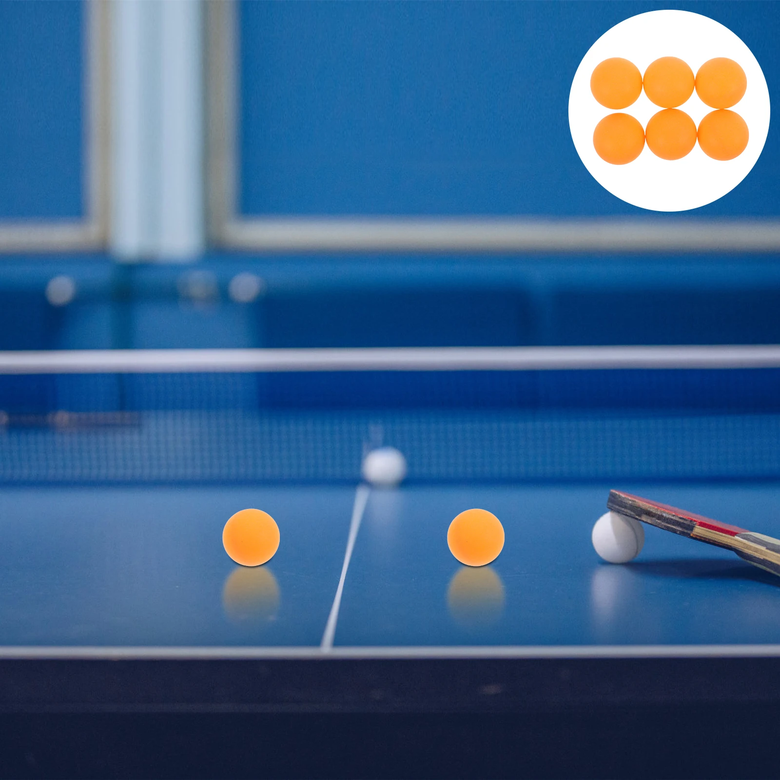 

1Set Blind Table Tennis Balls Colored Iron Beads Pingpong Sound for Vision Impaired Accessible Sports Gear Table Tennis Balls