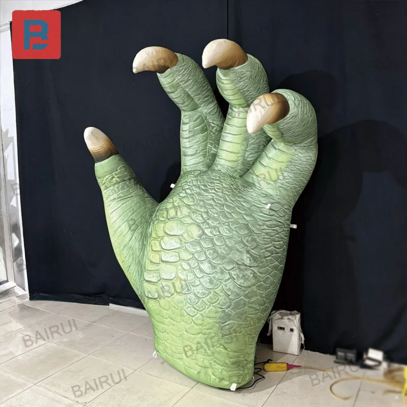 Inflatable dinosaur claws, large and realistic inflatable dinosaur claws used for stage and parade decorations