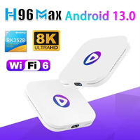 H96MAX M1 TV Box Android 13 Rockchip 3528 Quad Core Support 8K 4K HD BT 4.0 4GB 64GB Media Player Smart Android Set Top Box iptv