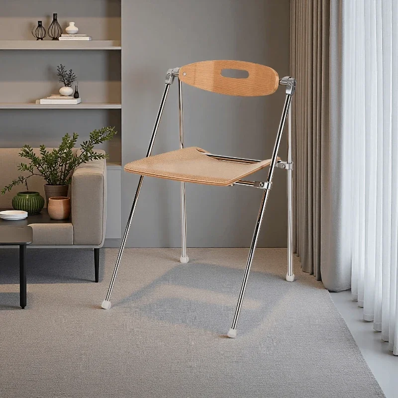 

Dining Chair Wooden Modern Portable Foldable Chair Restaurant Indoors Furniture Sedie Sala Da Pranzo Dining Table Set