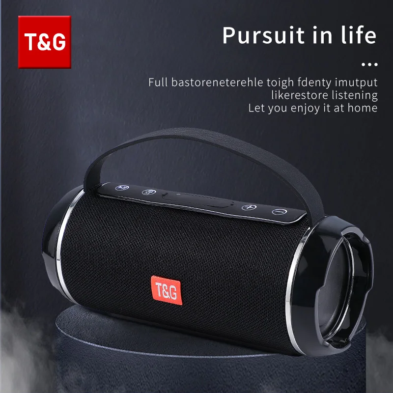 TG116C Głośniki Bluetooth Bezprzewodowe, mocne, przenośne głośniki Głośnik zewnętrzny Subwoofer Centrum muzyczne Wysięgnik z radiem