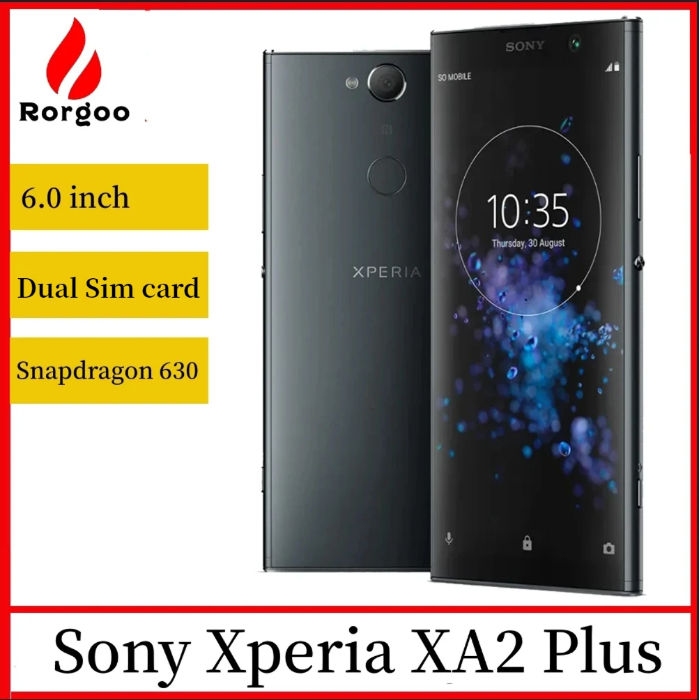 Sony Xperia XA2 Plus H4493 Smartphone Dual Sim  4G LTE 6.0