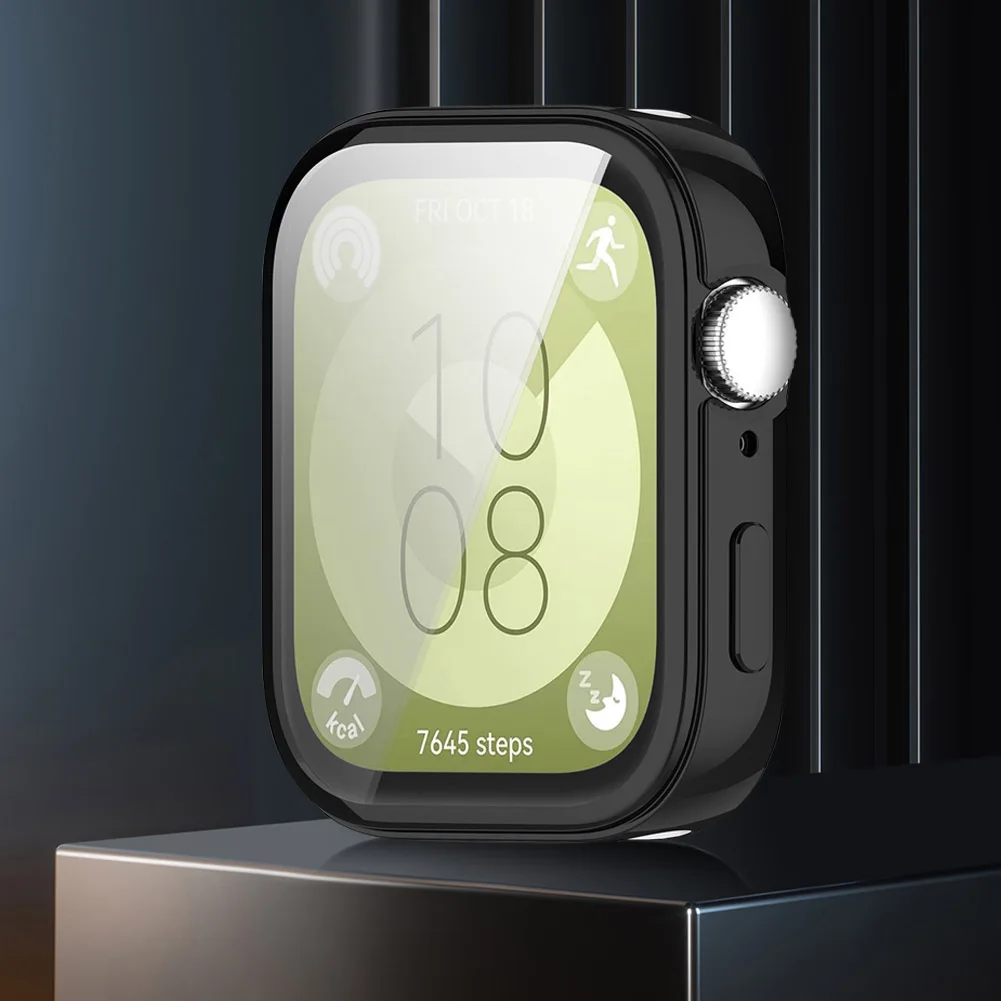 جراب TPU غطاء حماية ناعم ممتص للصدمات بالكامل مضاد للسقوط غطاء حماية كامل لساعة Huawei Watch Fit 3 #3