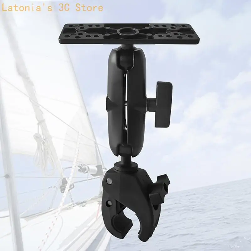 Universelle 1,5-Zoll-Aluminium-Fischfinderhalterungen mit Kugelmontage für Marine-GPS-Geräte und Sonargeräte – Detail 4