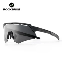 ROCKBROS Bike Glasses Polarized Men Women Bicycle Glasses 4Lens MTB Road Cycling Eyewear Glasses With Myopia Frame Sunglasses