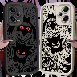 Luksusowe etui na telefon Pokemon Gengar dla Xiaomi Redmi Note 13 12 11 Pro Plus 12S 11S 10S 10 9 9S 8 12C 13C Miękkie silikonowe etui Funda