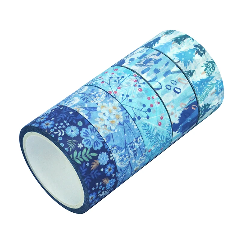 10Rolls Christmas Washi Tape Set Winter Decorative Adhesive Tape Stationery Scrapbooking Washitape Journal Supplies Masking Tape