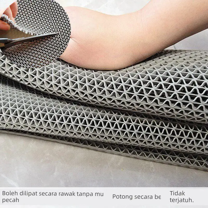 

Non-Slip Mat Kitchen Bathroom Swimming Pool Toilet Waterproof Plastic Foot Pad PVC Plastic Carpet Hollow Mesh Floor Pad