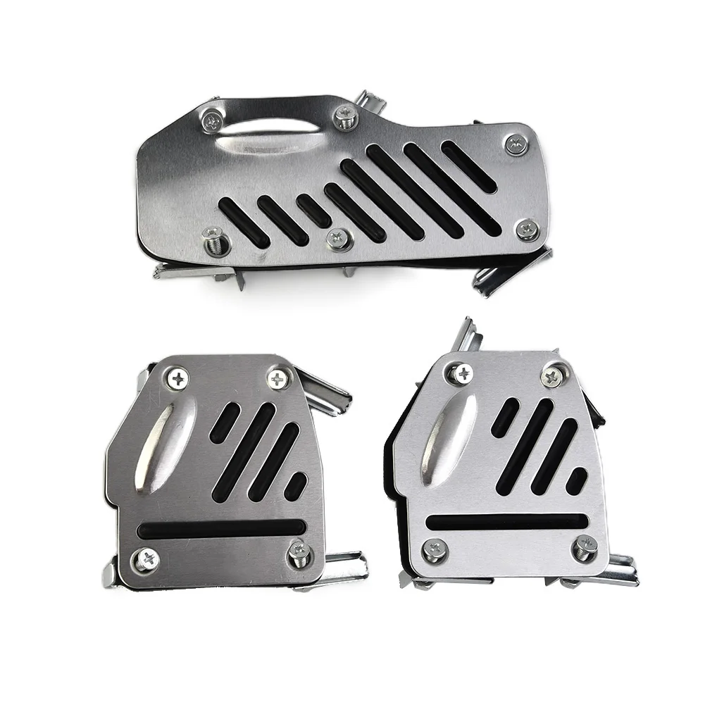 Kit Foot Pedals Manual Transmission Part Silver+Black Accelerator Clutch Cover Non-slip Pad Silver Black Brake Car