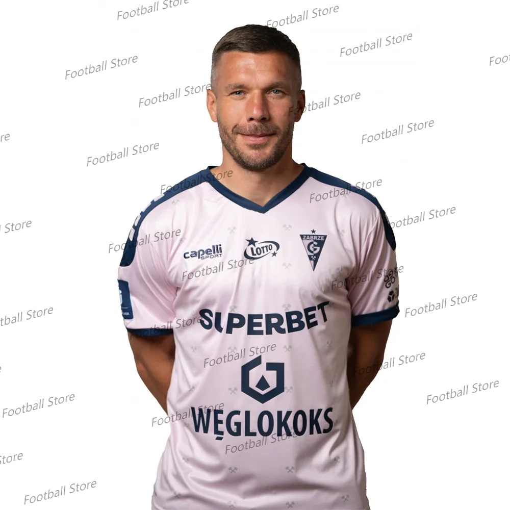 

2025 Poland Football Shirt Summer Edycja Specjalna Men Boy Football Shirt Górnik Zabrze Kit Odzież Sportowa Polska Football