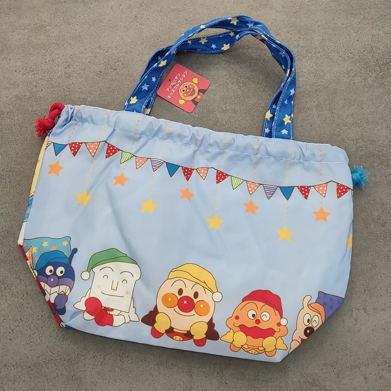 Anime Anpanman Puzzle Kids Bag Lunch Box Gym Clothes Storage Mummy Handheld Bottle Bag Sundry Diaper Bags Toys Organizer