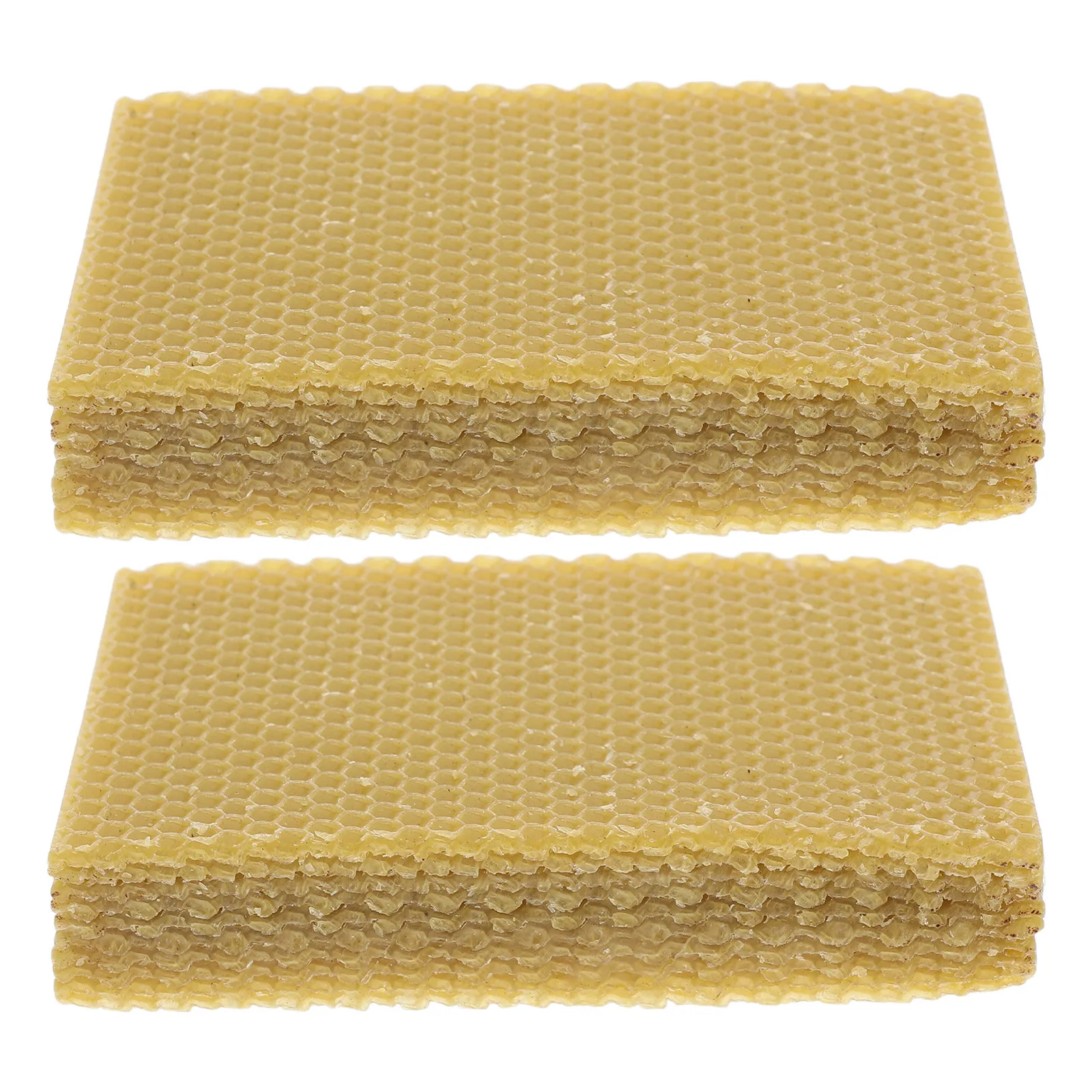 30Pcs Beeswax Honeycomb Foundation Sheets Natural Wax Hive Frames Beekeeping Equipment Honeycomb Wax Foundations for