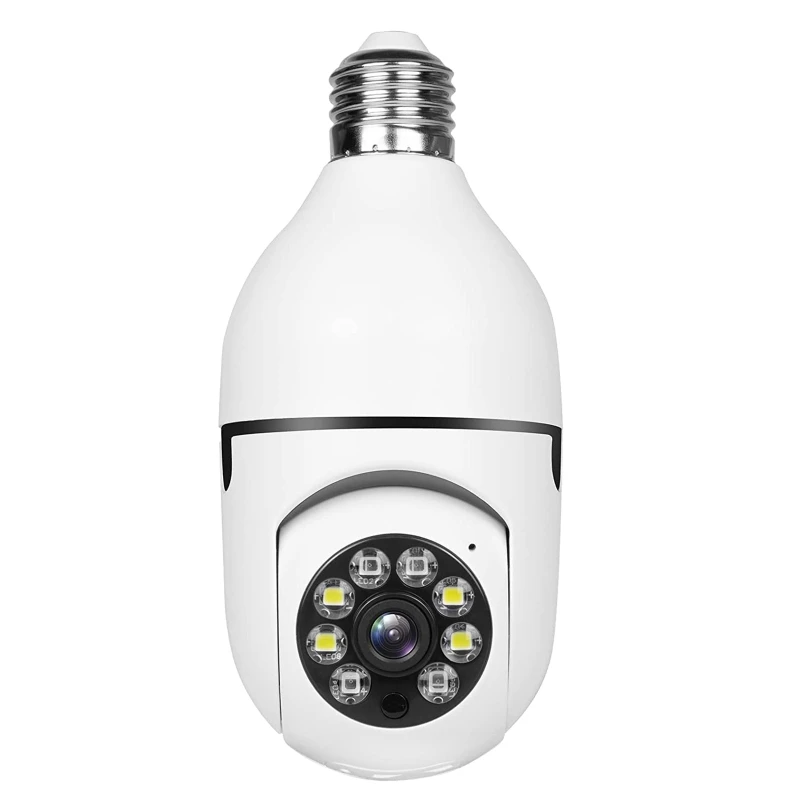 

DN59 Light Bulb Security Camera 1080P High Definition 360 Degree Panoramic View Lens Night for Vision APP Remote Viewing