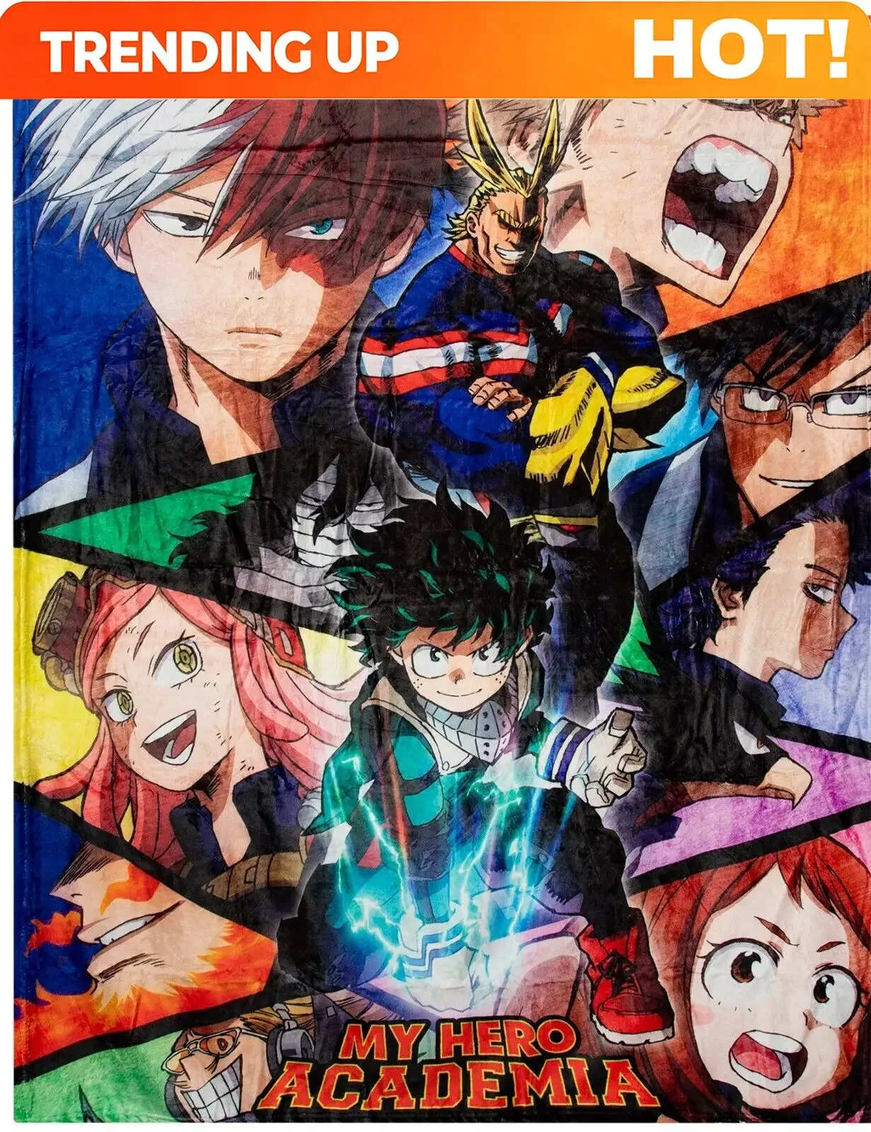 Custom Anime My Hero Academia Fleece Blanket Throw 50