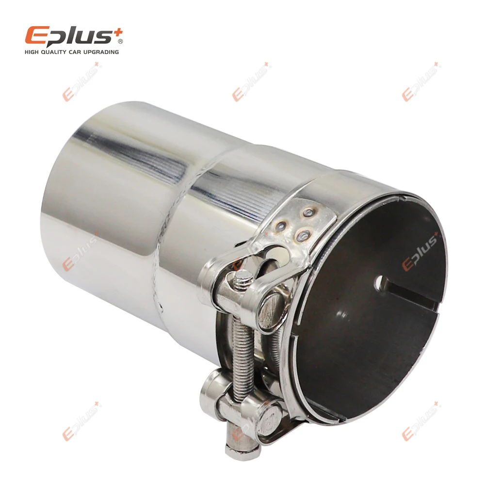 Eplus Universal Car Accessories Stainless Steel Exhaust Pipe Reducer Adapter Motorcycle Exhaust Muffler Pipeline Welded Pipe