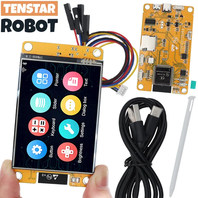 TENSTAR ESP32 LVGL płytka rozwojowa WIFI i Bluetooth 2.8 "240*320 inteligentny ekran wyświetlacza 2.8 calowy moduł LCD TFT z dotykowym WROOM