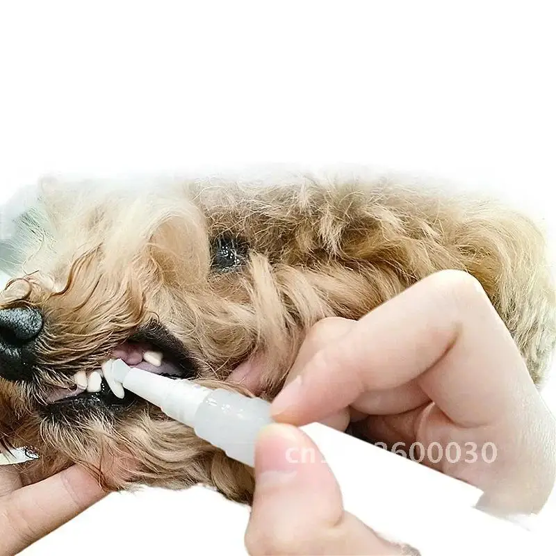 

Pet Pen Toothbrush Teeth Cleaning Remove Tartar Dog Breath Pet Toothbrush Fresh Accessories Cat All-in-one Toothpaste Dog