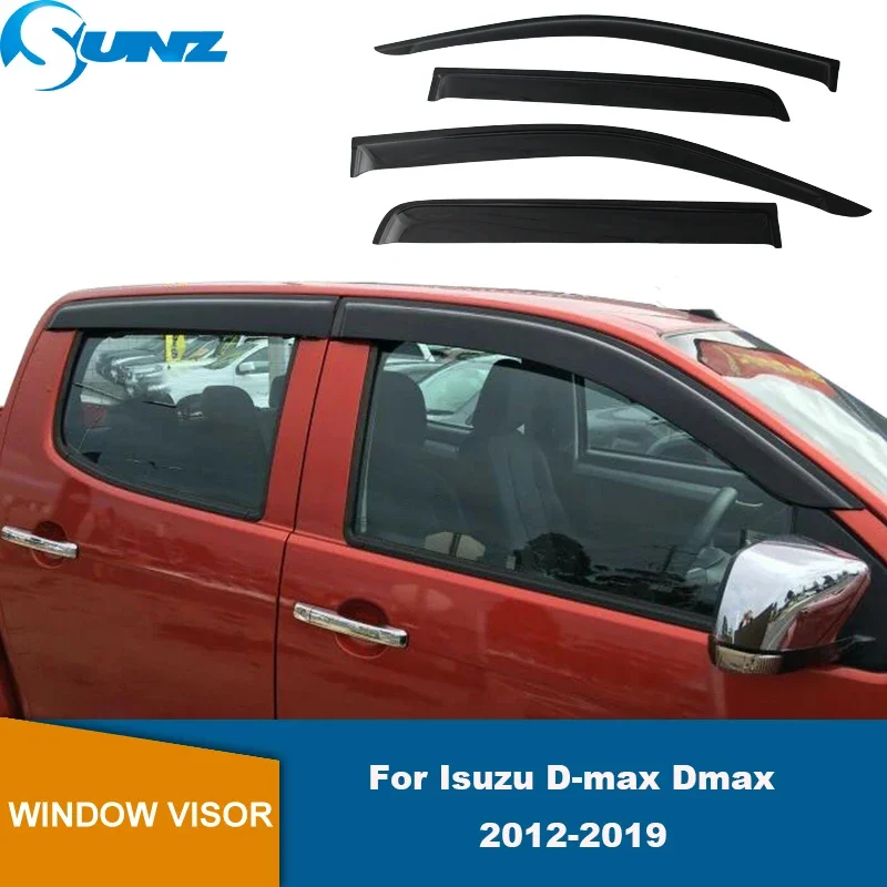 

Side Window Deflector For Isuzu D-max Dmax 2012 2013 2014 2015 2016 2017 2018 2019 Car Window Visor Sun Rain Guard Weathershield