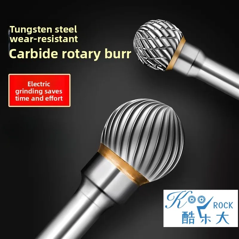 

Tungsten Carbide Rotary Burr, 6-26mm Ball Head, 6mm Shank, Metal Grinding Carving - Electric Die Grinder Bits, Hard Alloy Burr