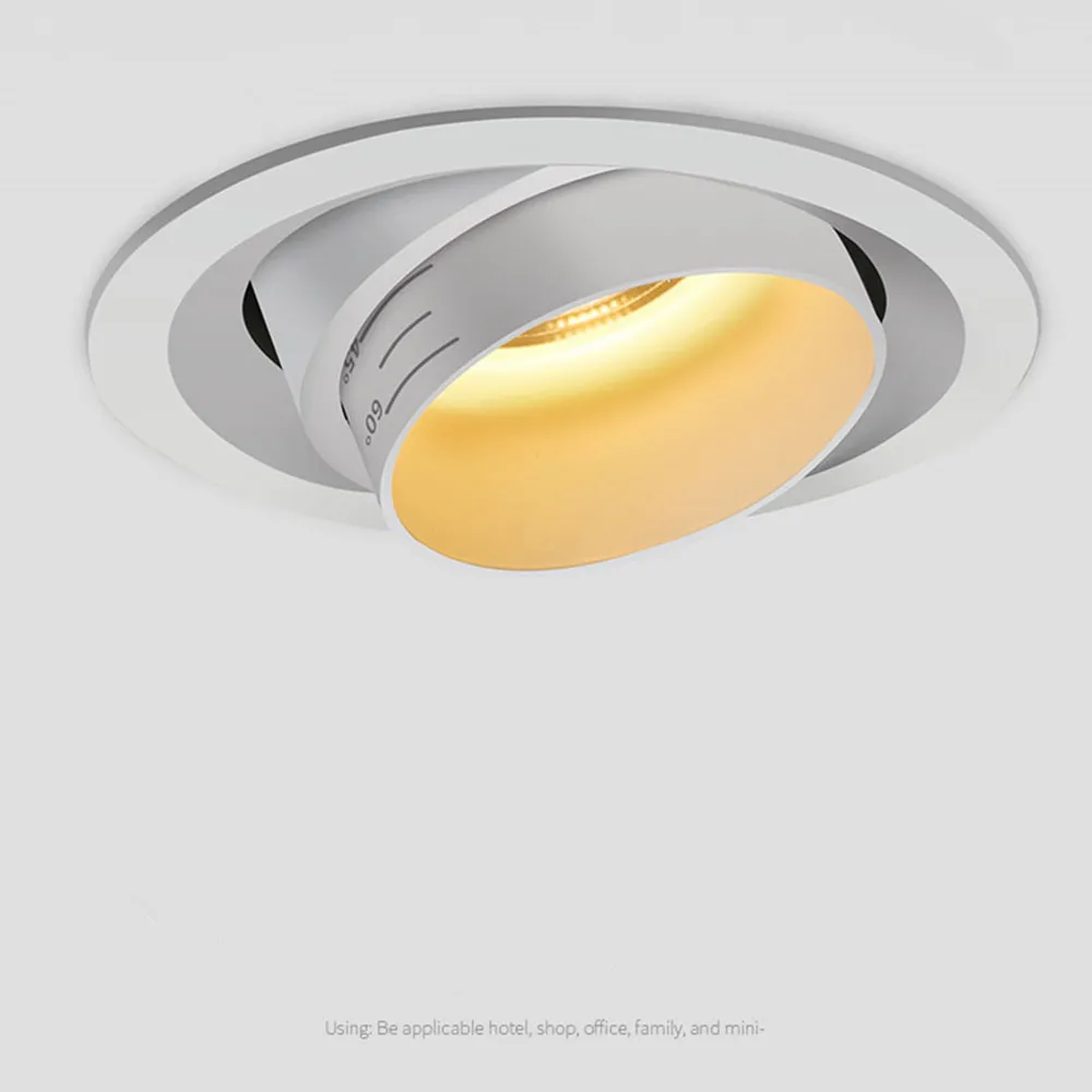 

Retractable Led Downlight 15W 10W Recessed Round LED Ceiling Lamp AC 220V 110V For Bedroom Kitchen Indoor LED Spot Lighting