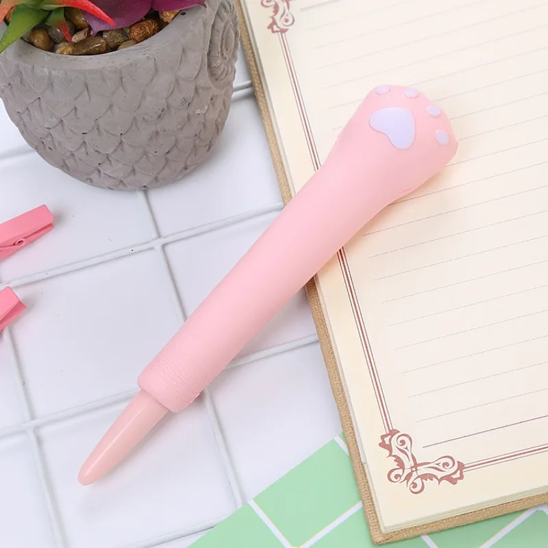 Novelty Cartoon Stress Relieve Squishy Gel Pen Squeeze Foam Pen Cute School Office Supplies Gift Stationery