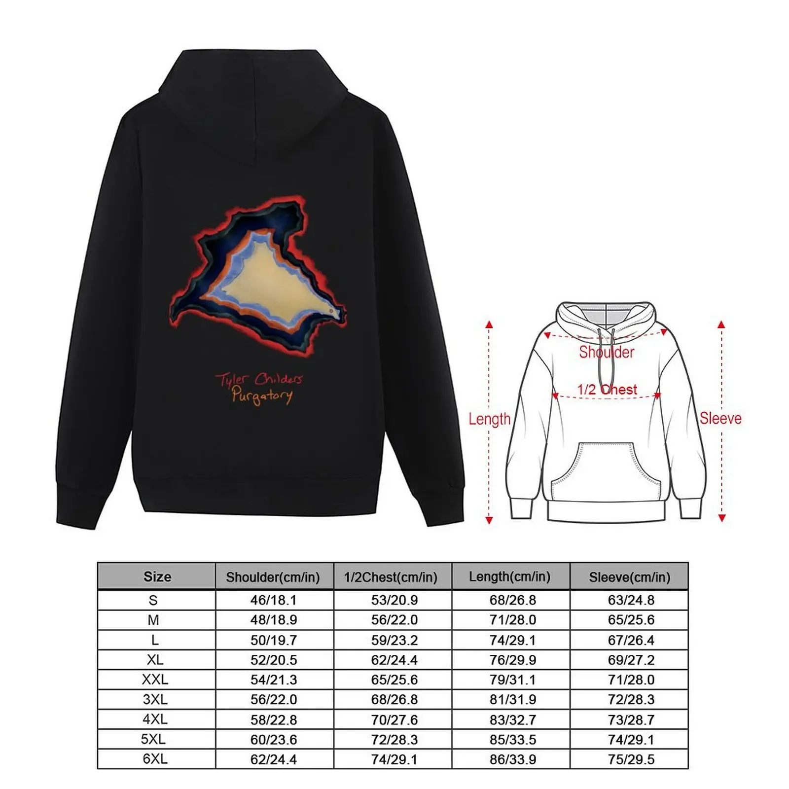tyler childers purgatory Hoodie hooded shirt anime clothes men's sweat-shirt mens clothes tracksuits