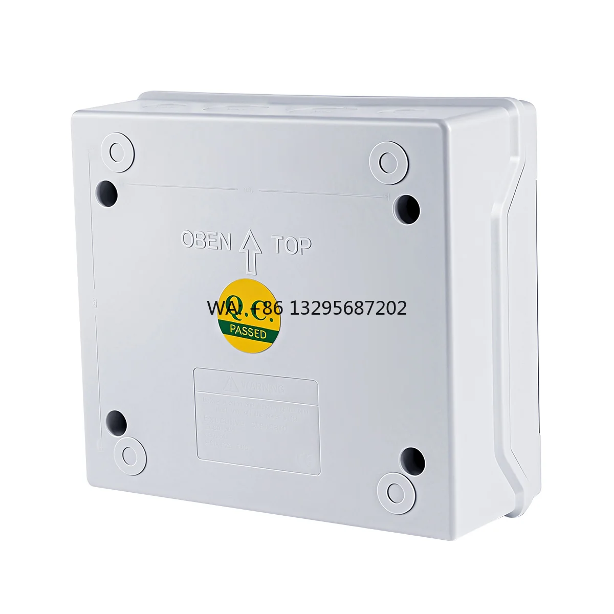 

Dual Power Switch Distribution Box 2P 230V 125A For Outdoor IP65 Dust-proof Water-resistant Connection Box Waterproof