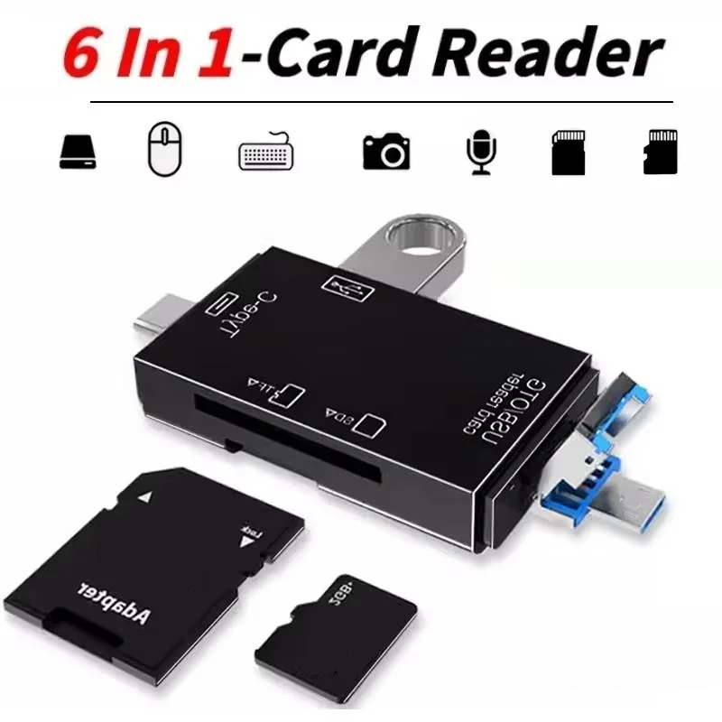 6 In 1 Card Reader …