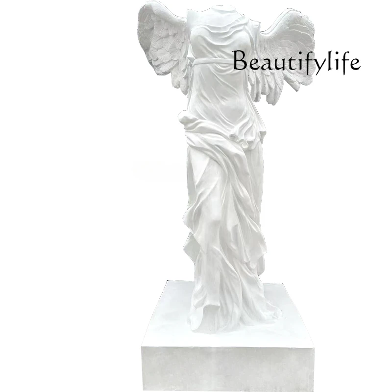 

2M Goddess of Victory Plaster Statue Full Body Sketch Still Life Art Teaching Aids Large Studio European Decoration Sculpture