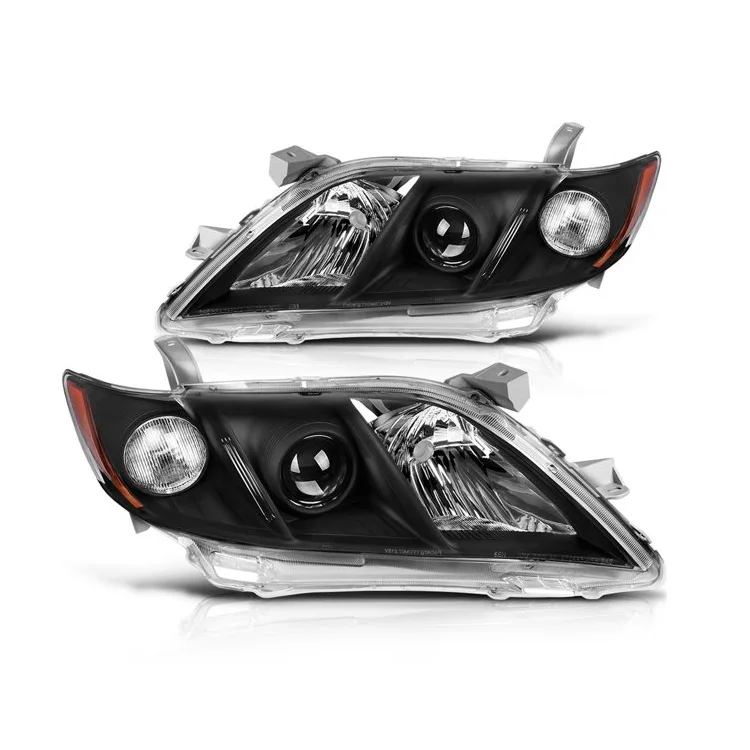 

T-oyota Camry 2007 2008 2009 Headlamp Black housing USA Version Car Headlights