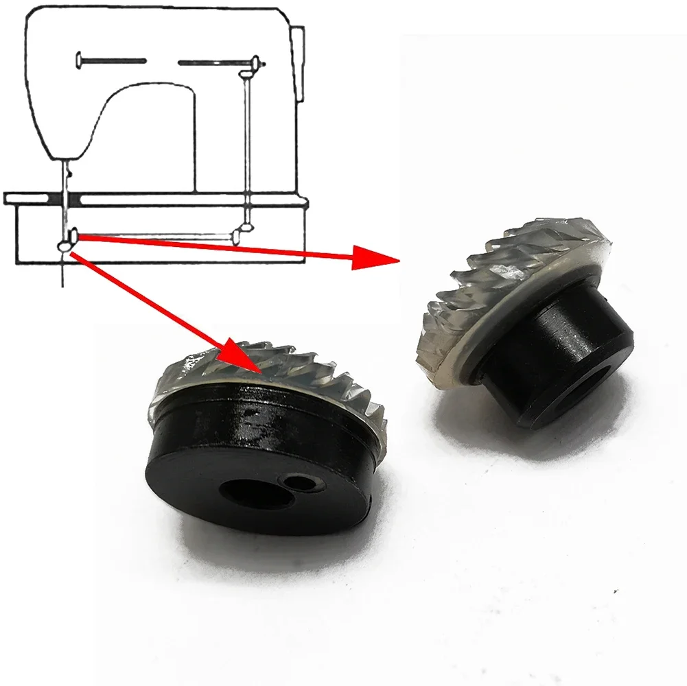 1 set  Domestic sewing machine parts for Singer bevel gear 382980 (382879/382877) #382980 (382877 tall gear + 382879 low gear)