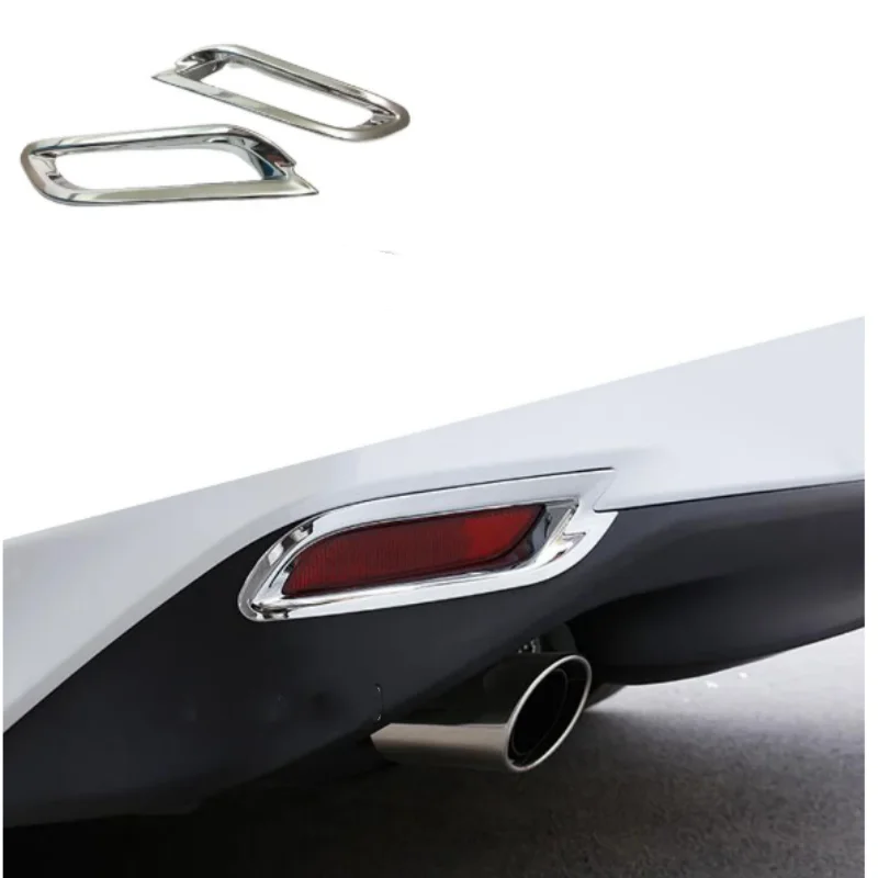 

For Toyota Camry XV70 2018 2019 2020 Cover Rear Tail Back Fog Light Lamp Trim Frame Stick Flagship Edition 2PCs