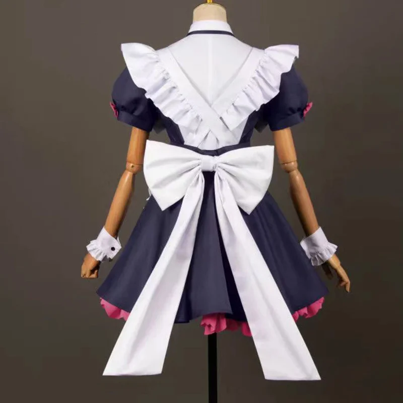 Anime Akiba Maid War Cosplay Costume parrucca waira Nagomi/Mannen Ranko cameriera vestito copricapo Ton Tokoton Yumechi Shiipon