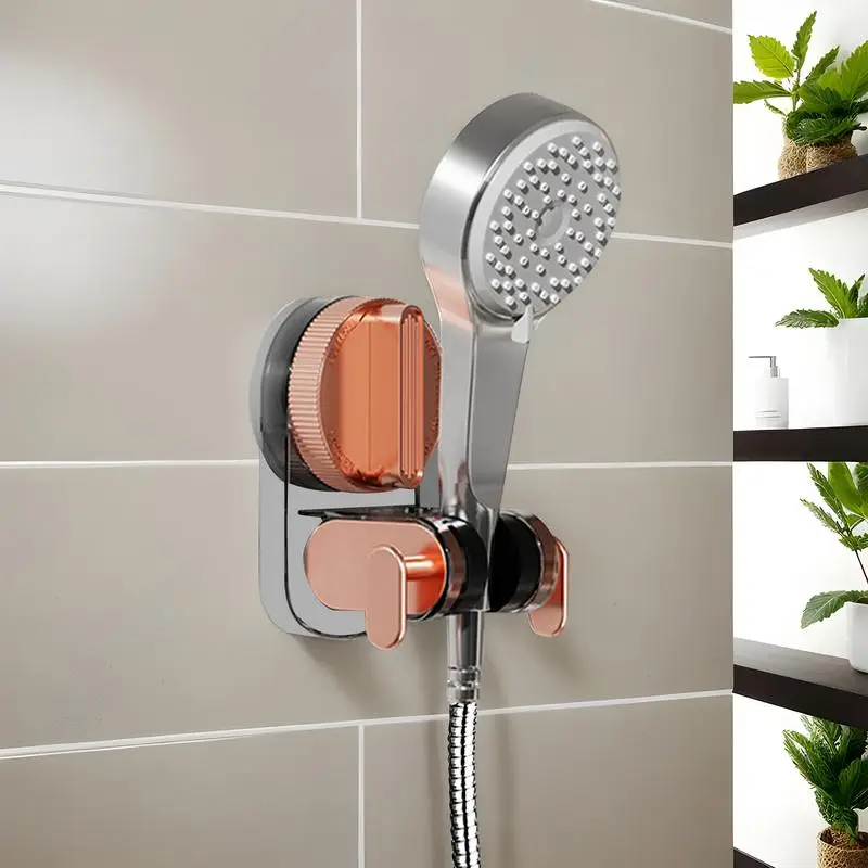 

Shower Head Holder Suction Shower Head Mount Suction Cup Adjustable Showerhead Bracket Bathroom Hanger Hook For Elderly Disabled