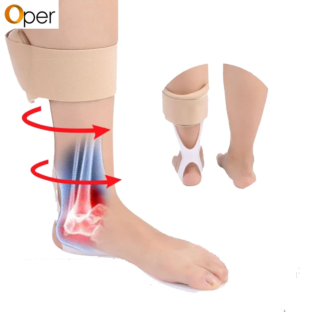 Adjustable Foot Drop Brace Orthosis Ankle Wrap Corrector Splint Brace Relief Pain Feet Ankle Protector Hemiplegia Rehabilitation