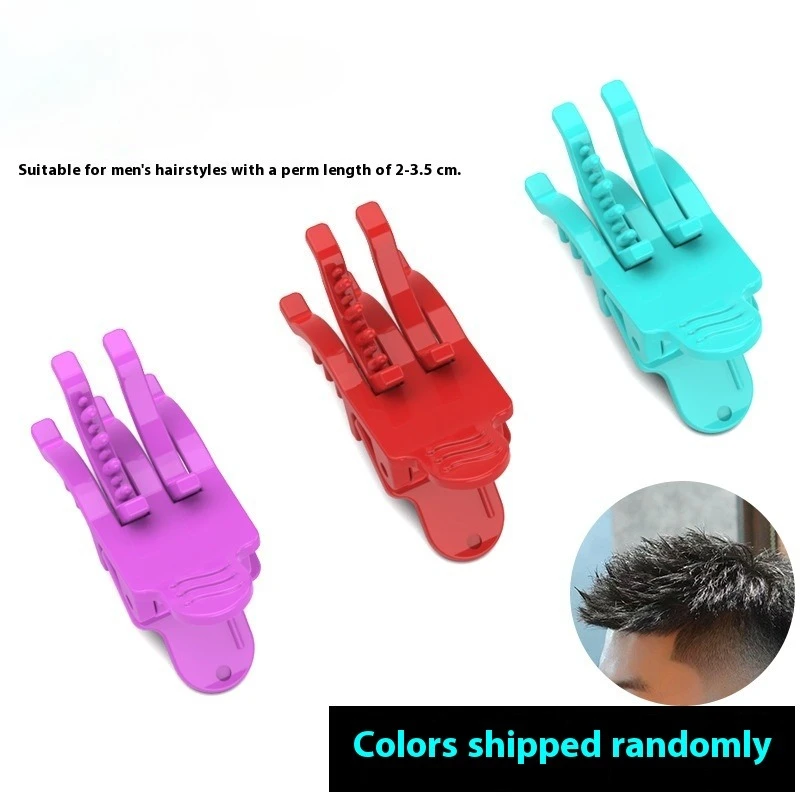 25/30pcs S/M/L Reusable Perm Hair Clip Wave Hair Curl Styling Clamp For Man Barbershop Salon Hook Loop Hair Rollers Hairdressing
