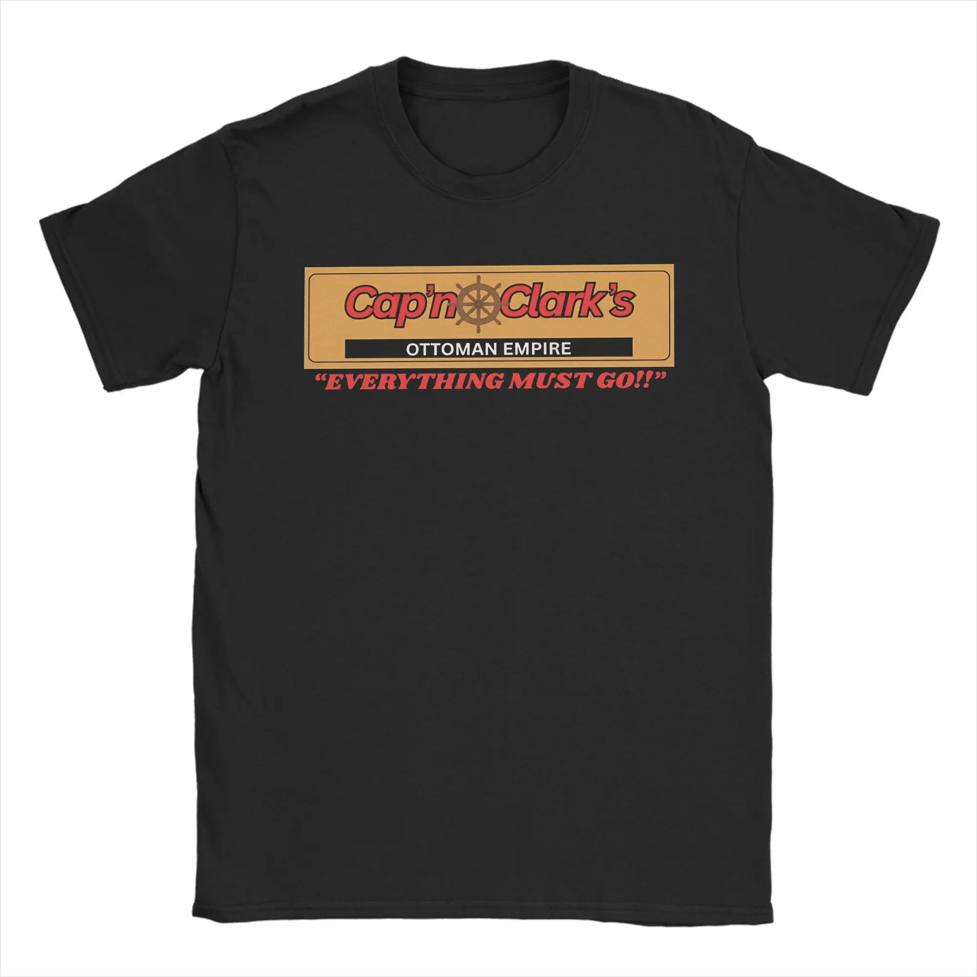 Movie Backrooms Cap'n Clark's Ottoman Empire T-Shirt Summer Cotton T Shirts For Mens Casual Tee Shirt Short Sleeve Y2K Tees