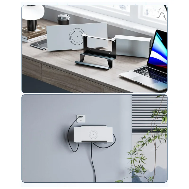 A44U para soporte de enrutador Starlink Gen 3, enrutador de malla Gen3 y fuente de alimentación, Kit de montaje en pared de Metal 2 en 1, para Kit de montaje Starlink
