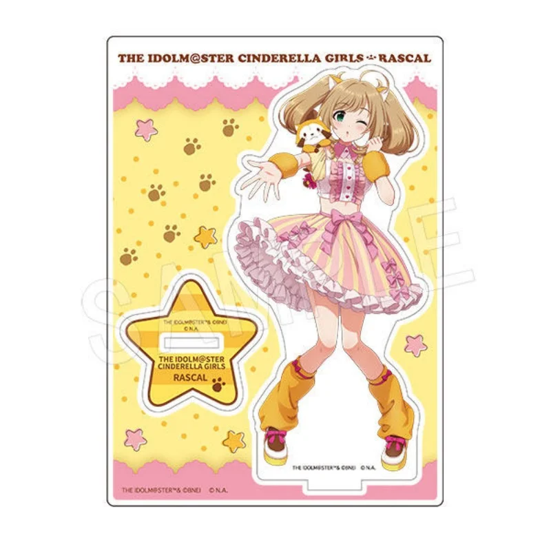 THE IDOLM@STER CINDERELLA GIRLS 15CM Anime Acrylic Stand Model Figure Cosplay Plate Holder Topper Birthday Fans keychain