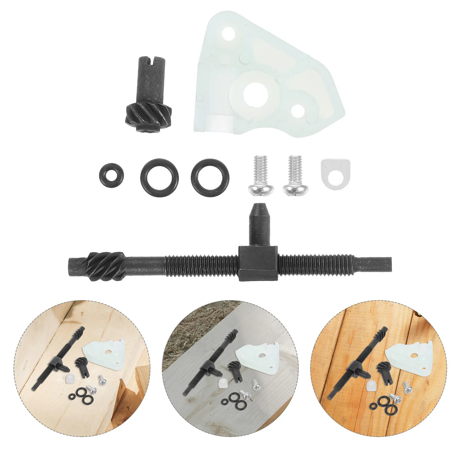 1Set Chain Adjusting Screw Tensioner Kit for Chainsaw Bar Fast Adjustment Repair Tool Chain Adjusting Screw Tensioner