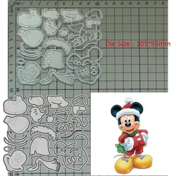2023 New Metal Cutting Dies Mickey Mouse Decoration DIY Scrapbook Paper Craft Knife Mould Blade Punch Stencils Dies