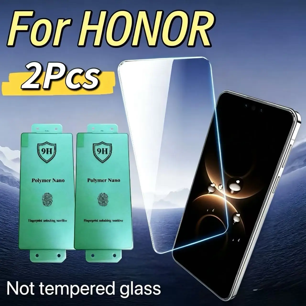 

Защитная пленка HD для Honor Magic3/4/5/6/7 и серий 90/100/200, не из закаленного стекла, 2 шт., простая установка.