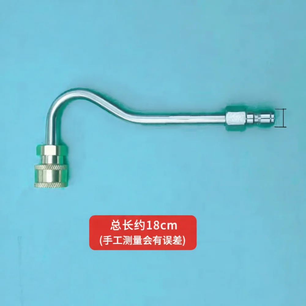 Stainless Steel Pressure Washer Extension Wand 90 Degree Angled Nozzle Car Cleaning Tool For Air Conditioner Water Heater