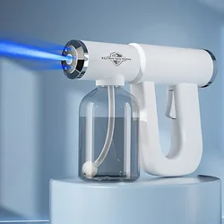 Brand New Professional 300ml Nano Steam Gun Spray Bottle Electric Spray Gun USB Wireless Blu-ray Gun Barber Shop Haircut