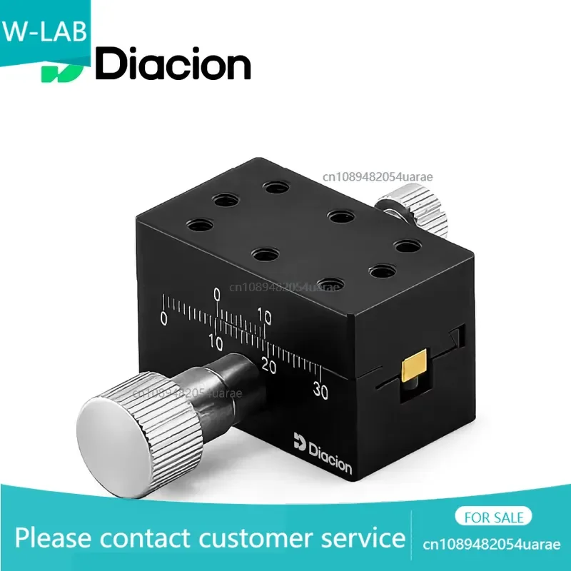 Diacion WLX25-42-N X-Axis Standard Dovetail Long Travel Distance Light Source Align Testing Manual Stage Optics Instruments